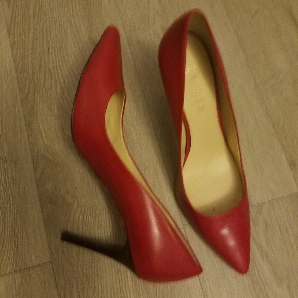 Red Ralph Lauren Shoes